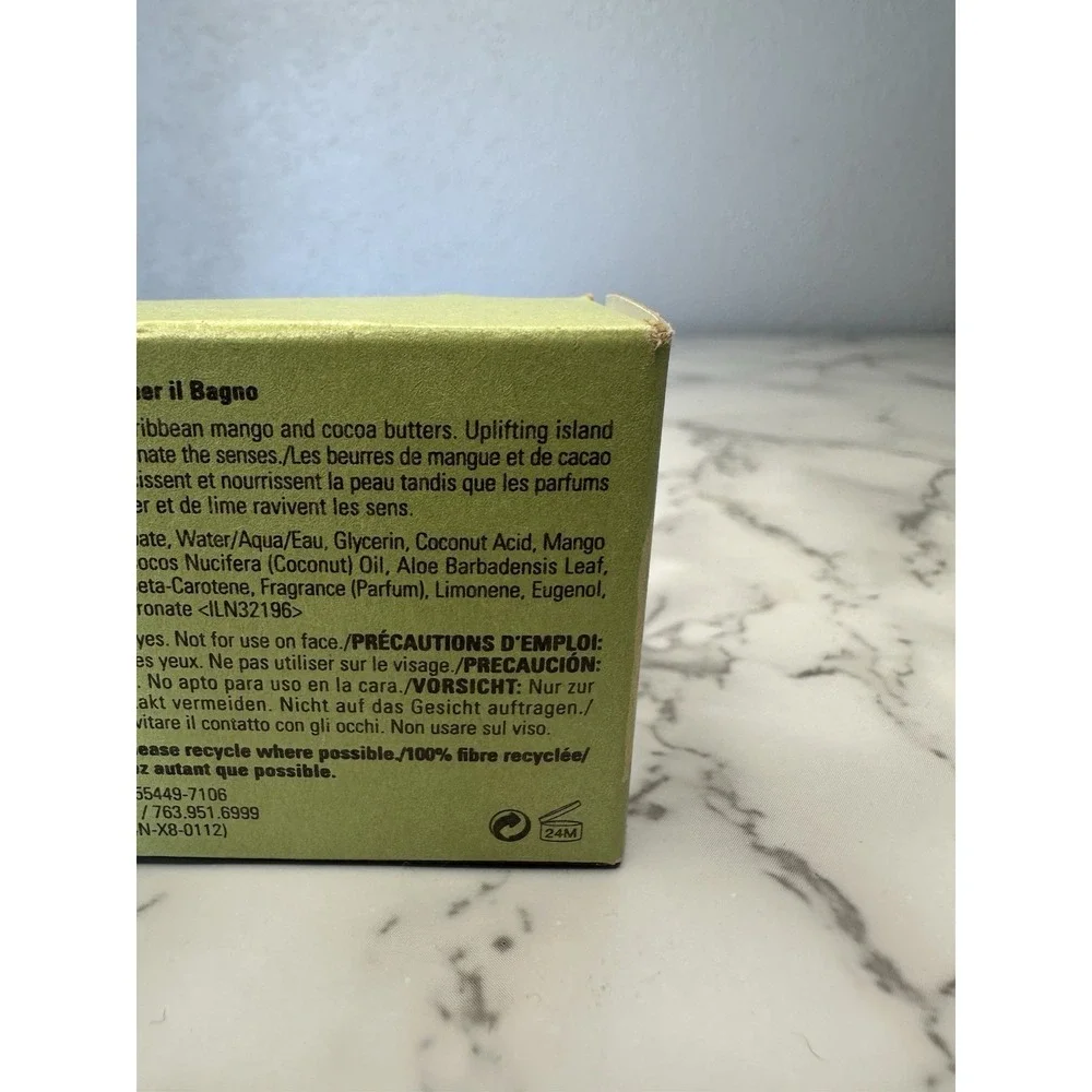 Aveda Caribbean‎ Therapy Bath Bar. Travel Size. Discontinued New Sealed 1.5oz.